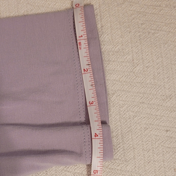 Lands' End Lavender Button-Up Long Sleeve shirt - Picture 7 of 9